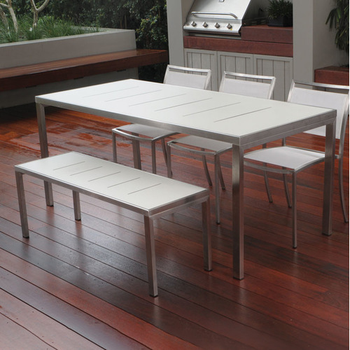 Compact outdoor dining online set